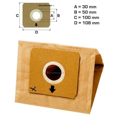 8 Sacchetti Sacchi No Originali Imetec Power Tronic Tutti I Modelli Dl 10 - RICEL SUD