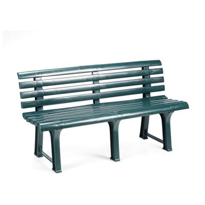 Panchina in Polipropilene Verde - Modello Orchidea