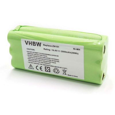 vhbw NiMH batteria 2000mAh (14.4V) per robot aspirapolvere home cleaner robot lavapavimenti Dirt Devil M610, M611, M612 Spider 2.0, Puck M610, M610-1