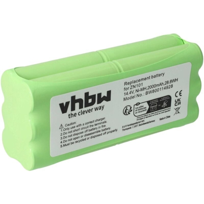 vhbw NiMH batteria 2000mAh (14.4V) per robot aspirapolvere home cleaner robot lavapavimenti Dirt Devil M610, M611, M612 Spider 2.0, Puck M610, M610-1