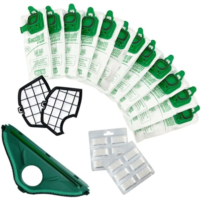 Sacchetti Aspirapolvere Folletto Vk 140 Vk 150 12Pz Profumi Filtri Spazzola Compatibili - BIERRE STORE