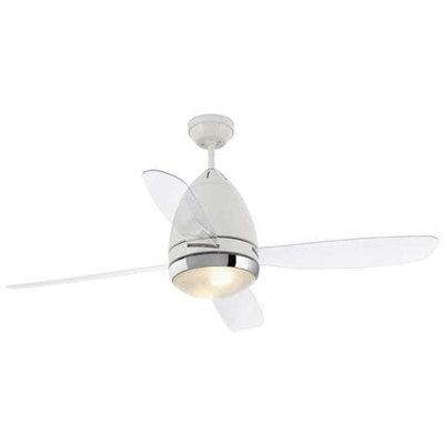 Faretto Ventilatore da Soffitto Bianco con Luce