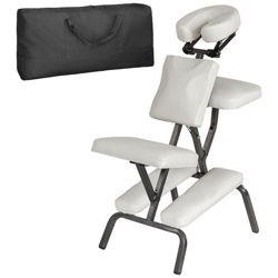 Sedia Da Massaggi In Pelle Sintetica - Bianco precio
