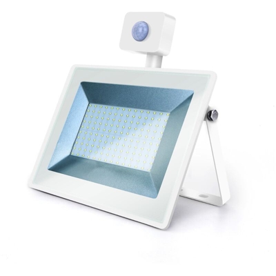 Aigostar - FARO LED SLIM SMD CREPUSCOLARE CON SENSORE MOVIMENTO 10W 20W 30W 50W 100W BIANCO CALDO NATURALE-30Watt-Naturale