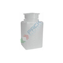 Kartell Labware - Bottiglia in plastica (PE), rettangolare a collo largo, capacità 250 ml, chiusura con tappo a vite e sottotappo (inclusi) (250 ml) en oferta
