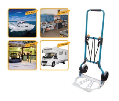 Carrello portatutto pieghevole 42x44x100h cm portata 70 kg FT70H - SERENAGROUP