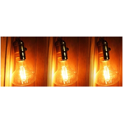 Set di 3 LED E27 4w stile vintage Edison R80 - GREENSENSATION