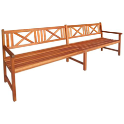 Panchina da Giardino 240 cm in Legno Massello d'Acacia precio
