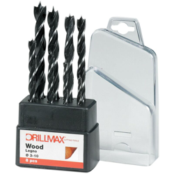 Idroweb - Set 8 punte per legno da ⌀ 3 a 10 mm Drillmax 10 blister en oferta