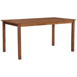 Tavolo Da Pranzo In Legno Massello Di Acacia 150x90x74 Cm características