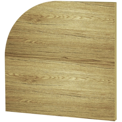 COMPOSAD Top angolare per raccordo tra scrivanie rovere TP7069 L80h4p80