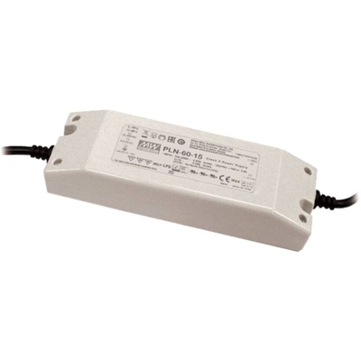 Mean Well PLN-60-12 Driver per LED, Trasformatore per LED Tensione costante, Corrente costante 60 W 0 - 5 A 8.4 - 12 V/