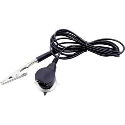 Cavo di messa a terra ESD 1.80 m Morsetto a vite, Connettore a pressione 10 mm, Presa, Morsetto a coccodrillo - Quadrios