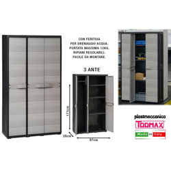 MOBILE ELEGANCE S ALTO 3 ANTE CM.97X38X171h - BIGHOUSE IT características