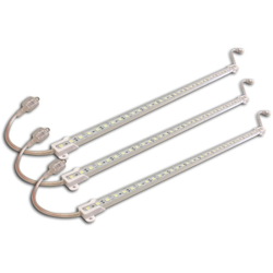 Set di 3 strisce led 1m IP65 alluminio bianco caldo supporto + trasformatore gratis! - GREENSENSATION en oferta