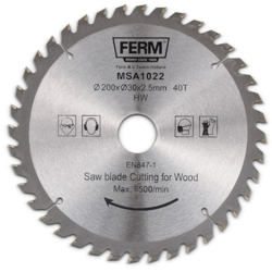 FERM Lama per Sega 200 mm 30/16 T40 MSA1022 en oferta