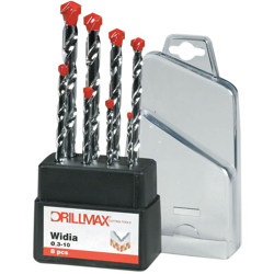 Idroweb - Set 8 punte per pietrame da ⌀ 3 a 10 mm Drillmax 10 blister precio