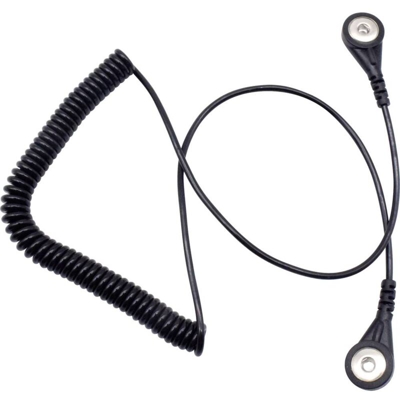 Cavo di messa a terra ESD 1.80 m Connettore a pressione 4 mm - Quadrios