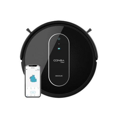 Robot Aspirapolvere Cecotec Conga 1490 Impulse 1400 Pa 64 dB WiFi Nero