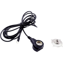 Cavo di messa a terra ESD 1.80 m Morsetto a vite, Connettore a pressione 10 mm, Collegamento capocorda ad anel - Quadrios precio