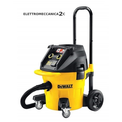 DEWALT DWV902L-QS aspiratore solidi-liquidi 1400w 2 filtri classe L