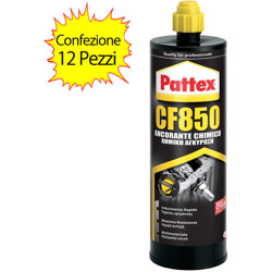 Pattex cf 850 ancorante chmico 12 pezzi da 380 milliliter características