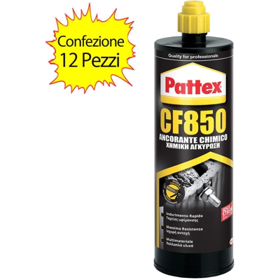 Pattex cf 850 ancorante chmico 12 pezzi da 380 milliliter