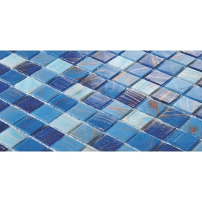 Foglio di mosaico in pasta di vetro Miscela armoniosa 32 7 x 32 7 cm - Spazio