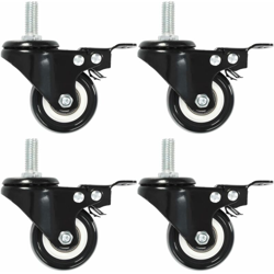Ruote Girevoli con Doppio Freno 4 pz 50 mm - VIDAXL características