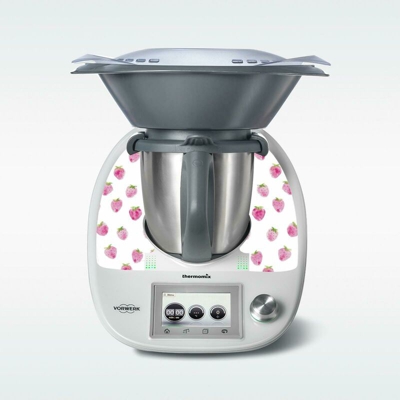 Bierre Store - COVER MASCHERINA FANTASIE FRAGOLE ADESIVA PER BIMBY TM5 COMPATIBILE