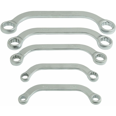 BS - Set 5pz chiavi poligonali doppia testa da 8mm a 22mm chiavi inglesi curve