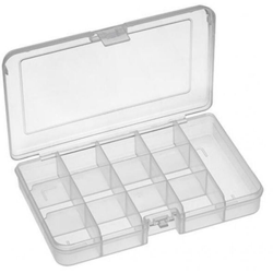 Plastica Panaro - Cassetta Porta Minuteria Mm 99 X 162 - 15 Scomparti - Ppl Trasparente precio