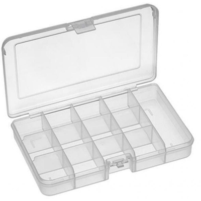 Plastica Panaro - Cassetta Porta Minuteria Mm 99 X 162 - 15 Scomparti - Ppl Trasparente