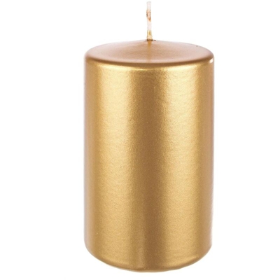 Pz 2 candele cera colorate cilindro decorazione natale natalizia lumino bar risorante (7 x h 13 cm - bianco) - MILO
