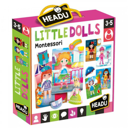 MONTESSORI MY LITTLE DOLLS GIOCHI BAMBINI APPRENDIMENTO CRESCITA - Headu en oferta