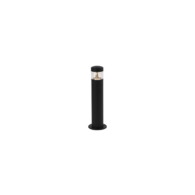 Palo da giardino roxy - Moderno - Acciaio inossidabile,Plastico - Nero - Cilindro Non sostituibile Max. 1 x 6 Watt - Qazqa