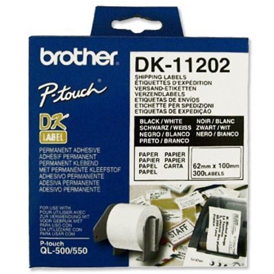 Etichetta pretagliata carta 62x100mm - Brother