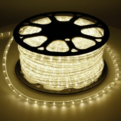 ECD Germany Tubo Luminoso a LED 30m 12W CA 220-240V Bianco Caldo 3000K 791 Lumen Strisce LED da Natale per Interno Esterno Tubo Flessibile LED Luci precio