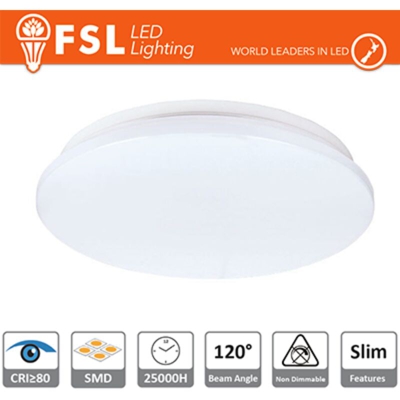Fslc172 Slim - plafoniera led 13 watt 220-240 volt A+ CE IP20 bianco freddo no lif fllc17213w5k