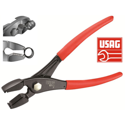 871 D PINZA PER FASCETTE ANELLI STRINGI TUBO AUTO A PRESA FRONTALE LATERALE - Usag características