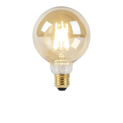 LUEDD Lampada a filamento goldline dimmerabile a LED E27 G95 8W 2000-2600K