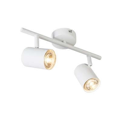 QAZQA Faretto jeana - Moderno - Acciaio - Bianco - Tondo Max. 2 x Watt