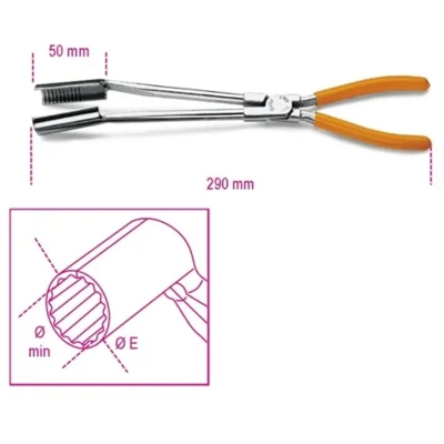 Beta 1474L --Pinza Cappucci Candele Becchi Lunghi Beta - BETA TOOLS