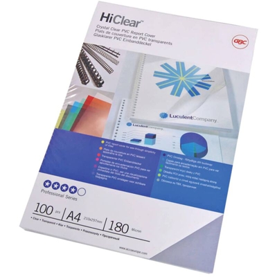 Set Copertine per Rilegatura HiClear A4 150 Micron - GBC