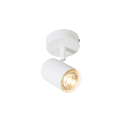 QAZQA Faretto jeana - Moderno - Acciaio - Bianco - Tondo Max. 1 x Watt en oferta