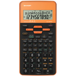 EL-509TS calcolatrice Tasca Calcolatrice scientifica Nero, Arancione - Sharp precio
