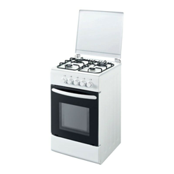 Cucina con forno a gas bianca 4 fuochi 50X50 cm - ARGONAUTA precio