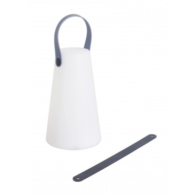 Lampada da tavolo a forma cilindrica con telecomando a led RGB, con 7 varianti di colore h 20 cm - ANDREA BIZZOTTO