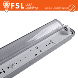 plafoniera stagna portatubo 1 luce 220-240 volt 60 cm CE G13 IP65 grigio lif flb1t60 - FSL características