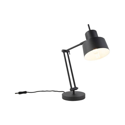 Lampada da tavolo chappie - Retrò - Acciaio - Nero - Oblungo Max. 1 x Watt - Qazqa